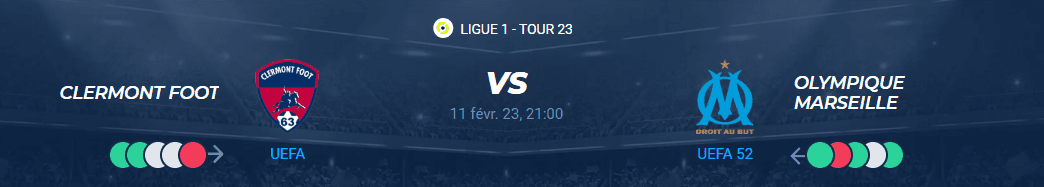 You are currently viewing Clermont vs Marseille